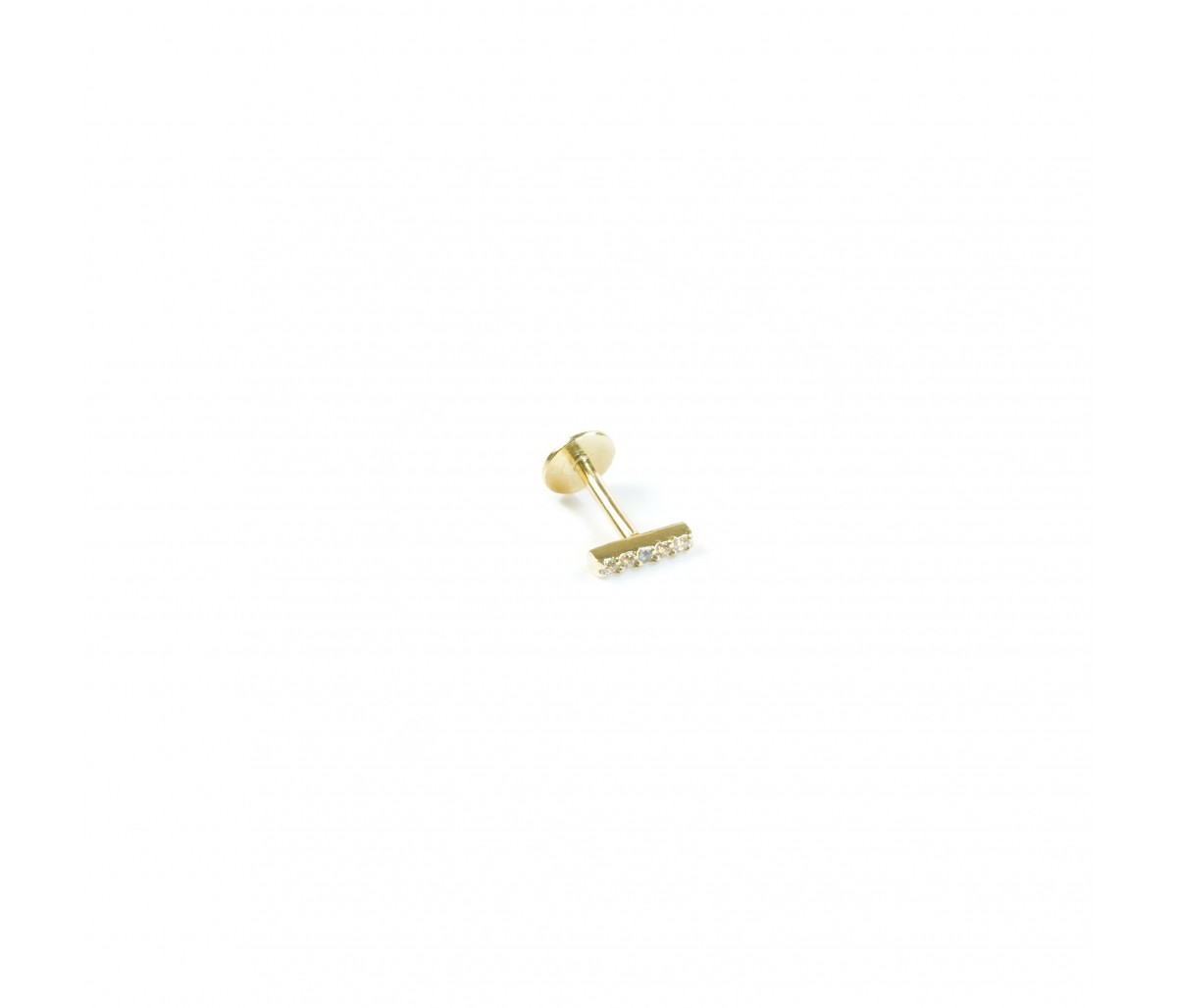 River 18k gold piercing