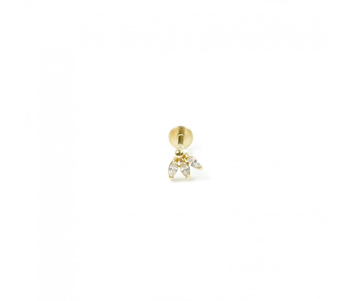 Muse 18k gold piercing