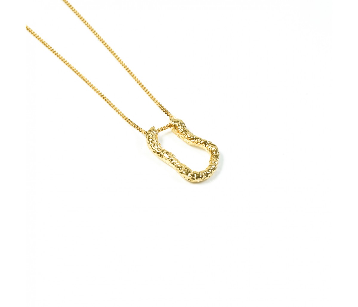 Vermeil long necklace