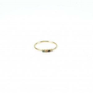 Gold coloured ring