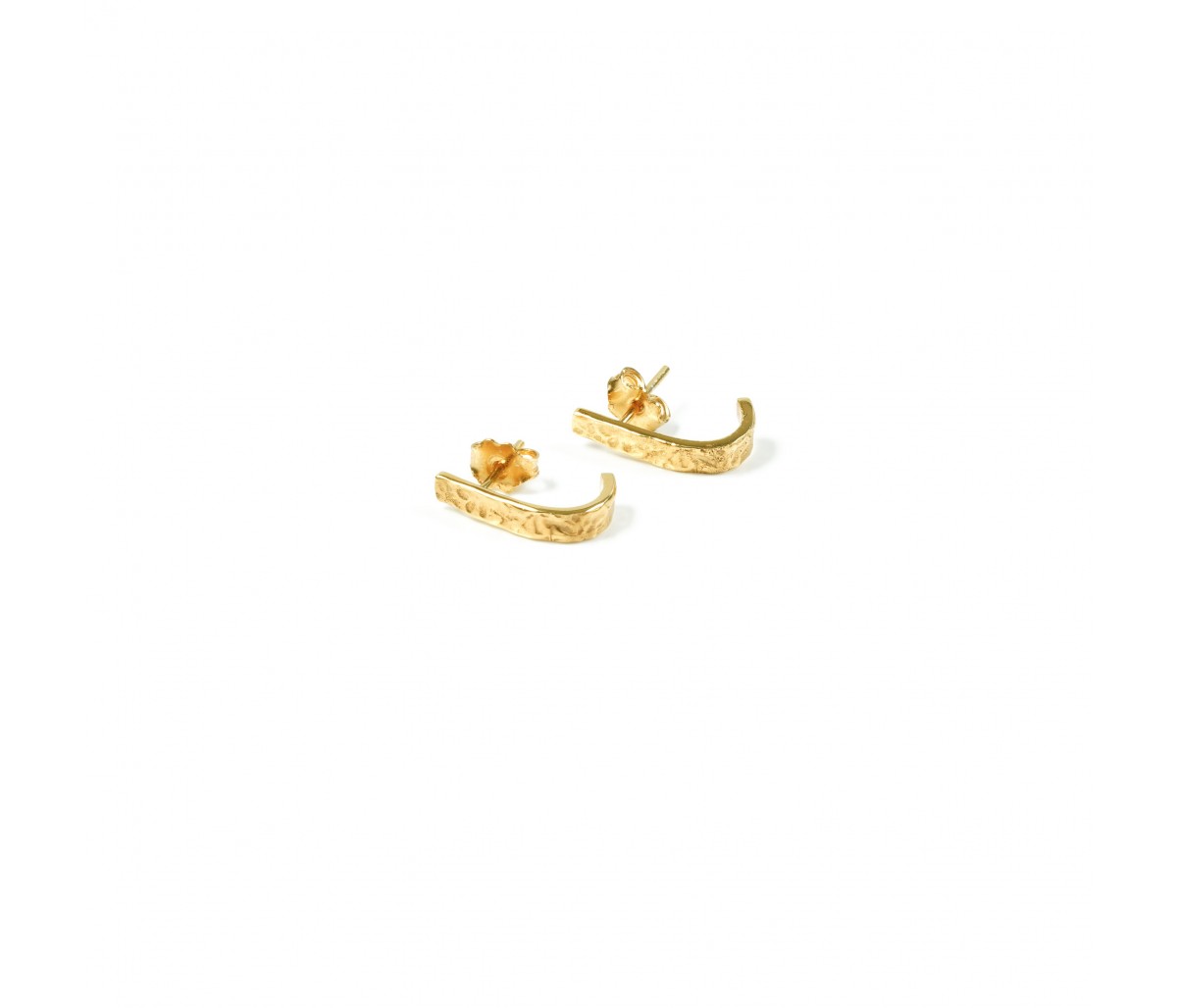 Gold earrings