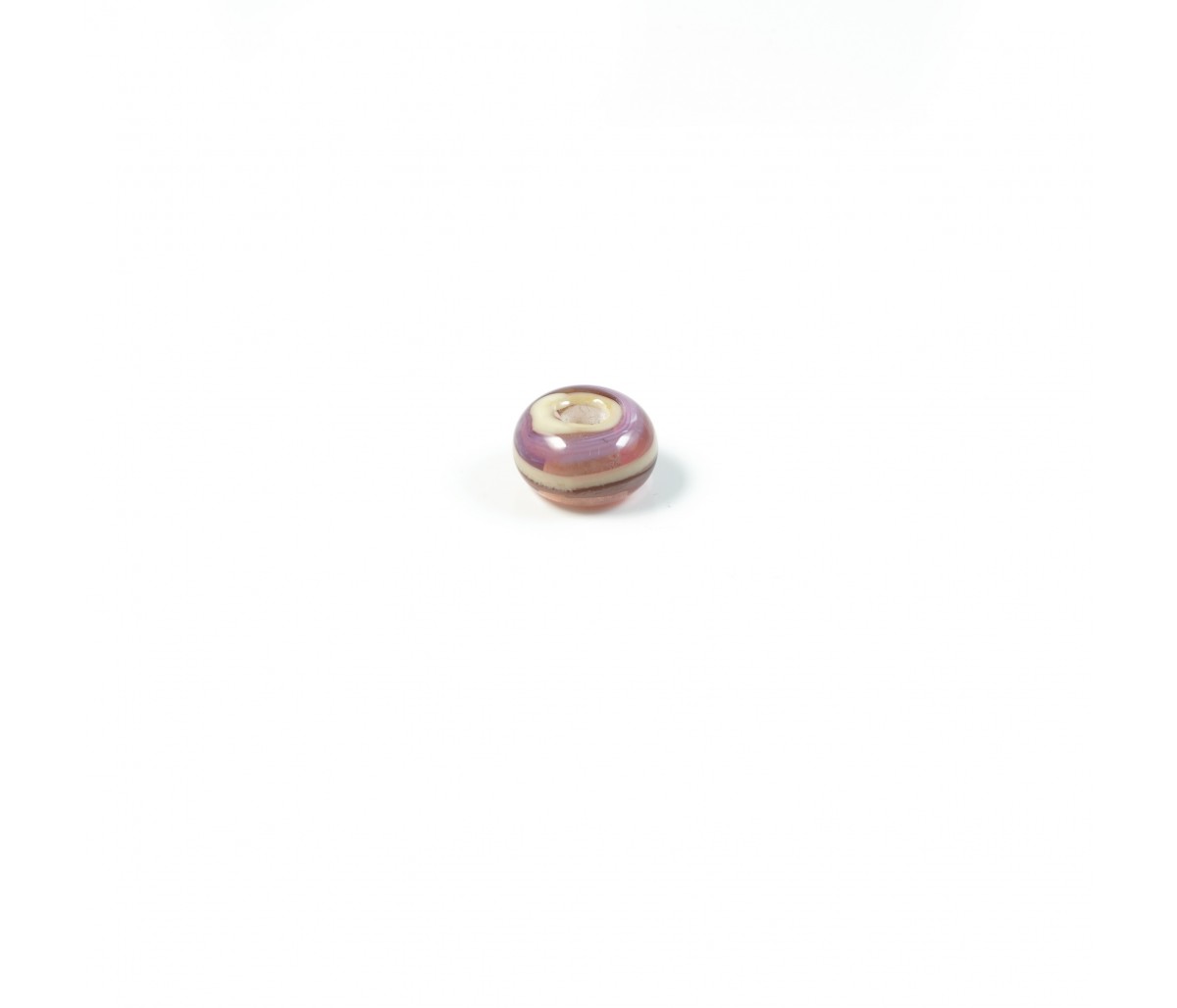 Purple jewelry glass pendant