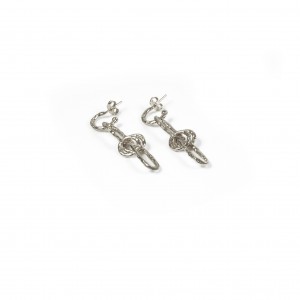 Amovible silver earrings